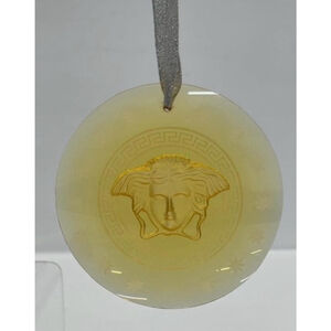 Rosenthal Versace Medusa Suncatcher Christmas Ornament One Size Yellow